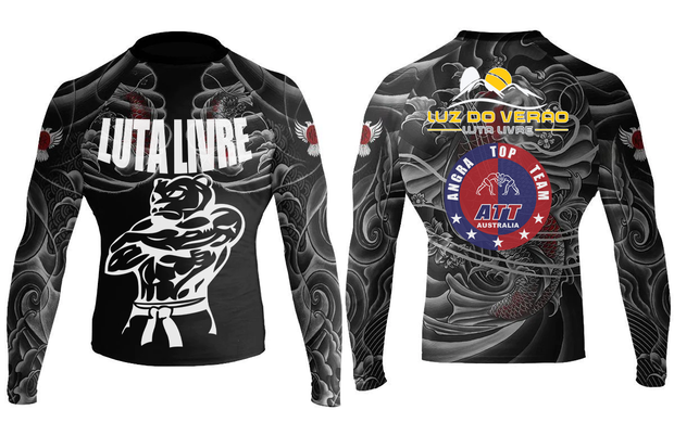 Luta Livre Club Rashguard (Ranked)