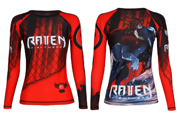 The Red Rashguard (women&